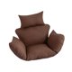 thumbnail image 3 of Cojín para silla de huevo Cojín de asiento Cómodo de instalar Accesorios Almohadilla para silla para Marrón, 3 of 9