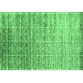 thumbnail image 1 of Ahgly Company Indoor Rectangle Abstract Emerald Green Contemporary Area Rugs, 7' x 10', 1 of 4