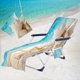 thumbnail image 4 of Beach Chair Cover- Beach Bag With Side Pockets-microfiber Lounge Chair- Beach Towel-chair Cover, 4 of 7