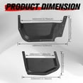 thumbnail image 4 of A & UTV PRO Front and Rear Door Pockets Storage compatible with 21-23 Yamaha Wolverine RMAX 4 1000, 4 of 9