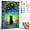 green, variant on QUITEDEW Cat Paint by Numbers Kits for Adults,Starry Night Oil Painting on Canvas with Frame,Gift and Decor 8x12 Inch