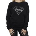 thumbnail image 3 of DC Comics Womens Superman Marble Logo Sweatshirt, 3 of 5