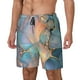 thumbnail image 1 of Balery Pastel Abstract Fluid Art Bañador para hombre, shorts de playa de secado rápido con entrepierna y forro de compresión-X-Large, 1 of 6