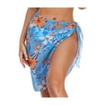 thumbnail image 1 of SAYOO - Blusas para mujer, falda transparente con amarre/cárdigan de manga larga para cubrir ropa de playa SAYOO Sexy, 1 of 7