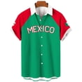 thumbnail image 4 of Camisas con estampado 3D de banderas de países para hombres, ropa de moda, blusas gráficas de nación simples, ropa de calle, blusas de vacaciones de manga corta para hombres, 4 of 5