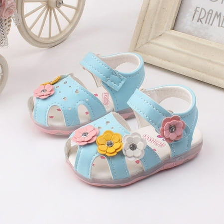 

Shldybc Baby Girls Boys Sandals Infant Summer Beach Shoes Anti Slip Rubber Sole Outdoor First Walking Crib Shoes Summer Savings Clearance