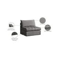 thumbnail image 2 of Meridian Furniture Jacob Grey Velvet Armless, 2 of 7