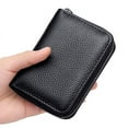 thumbnail image 1 of Cartera multifuncional para hombre, gran capacidad, antidesmagnetización, cepillo antirrobo, paquete de tarjeta, paquete de licencia de conducir integrado para hombres y mujeres, 1 of 2