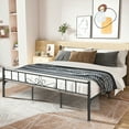 thumbnail image 1 of Gymax King Size Metal Platform Bed Frame with Headboard Footboard Mattress Support, 1 of 10
