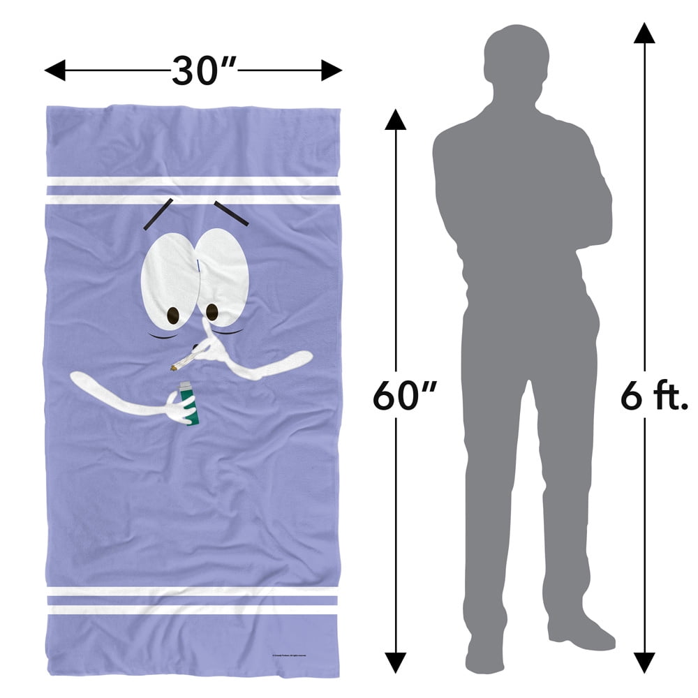 South Park Beach Towel, 30"x60" South Park Towelie Joint Beach Towel