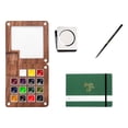 thumbnail image 6 of Portable Travel Wooden Handmade Paint Palette Oil Painting Tray Boxs бж R1L9, 6 of 8