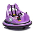 thumbnail image 4 of Ambifirner 12V Bumper Car :Bumper Car W/Remote Control, Electric Ride On Car with LED Lights & 360 Degree Spin, Bluetooth, Anti-Collision Padding 5-Point Safety Belt, Red, 4 of 9