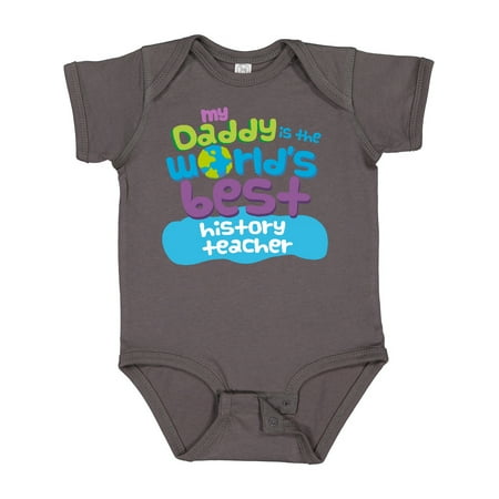 

Inktastic World’s Best History Teacher Daddy Gift Baby Boy or Baby Girl Bodysuit