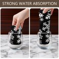 thumbnail image 6 of 6 Pcs Funny Kitchen Towels,Black Christmas Snowflake Pattern Microfiber Dish Towels,Kitchen Tea Towels,Kitchen Towel Set (18" X 26"), 6 of 7