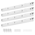 thumbnail image 1 of KFFKFF Lumière LED 4 Pieds, Résistante à la Vapeur, 60W, 7400LM avec 5000K IP65 Résistant à l'Eau, pour Extérieur, Semi-Extérieur, Réglages de Froid, Zones de Stationnement, Entrepôts, Glacières Sans Porte, Stations de Nettoyage de Voiture, Lot de 4, 1 of 9