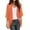 Orange, variant on AOMPMSDX Cardigan For Womens Solid Elegant Puff Sleeve Chiffon Cardigan Loose Cover Up Casual Blouse Tops XXXXXL Pink