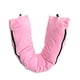 thumbnail image 1 of Almohada de viaje Advancent de felpa rosa, 1 of 6