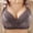 Grey, variant on Women's New Pattern Ribless Large Strap Jacquard Four Comfort Bra Backless Bra Sports Bra with Support Women Bra Set And Underwear plus Women Bras Wireless Push up Super Push up Bra Pack of Bras