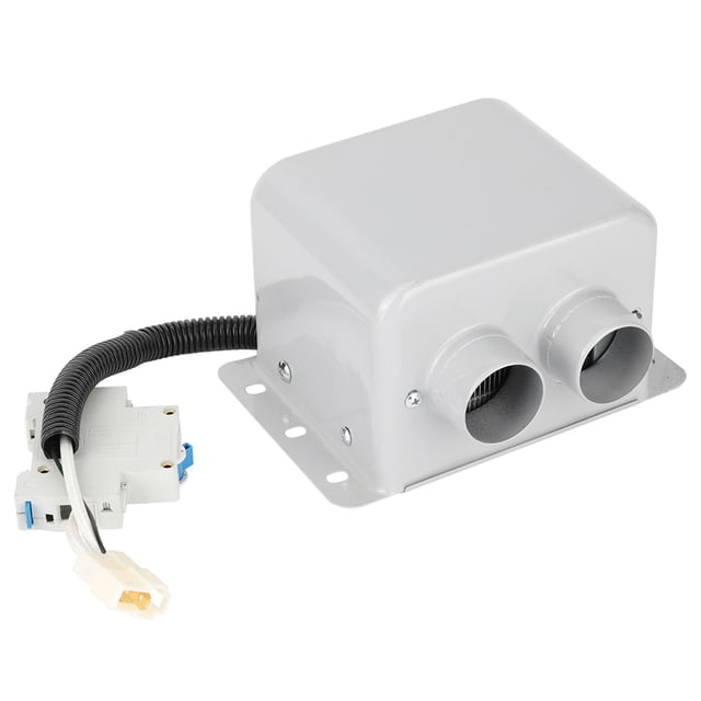 Car Electric Heater,600-800W 2 Hole Car Portable Fan Heater Car Defroster Finely Tuned Performance