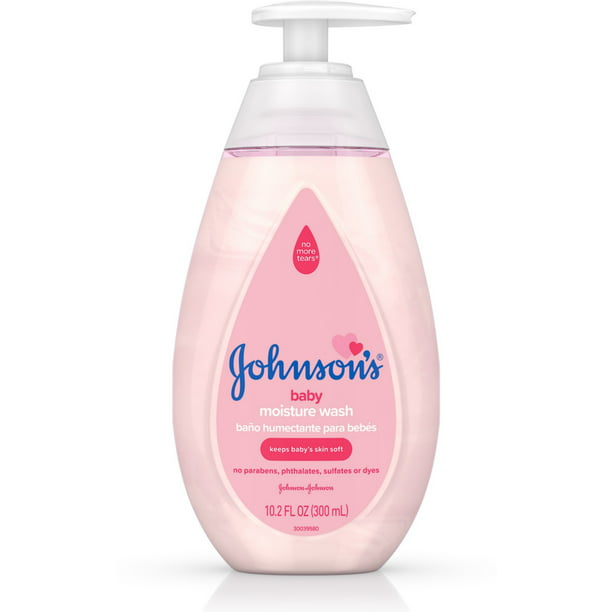 JOHNSON'S Gentle Baby Body Moisture Wash, Tear-Free, Sulfate-Free 10.20 oz