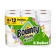 thumbnail image 1 of Bounty - Toallas de Papel Select A Size, 6 Rollos Dobles, 82 Hojas por Rollo, Hojas Ajustables, S&uacute;per Absorbentes, Textura Diamante, Limpieza R&aacute;pida y Duradera, 1 of 10