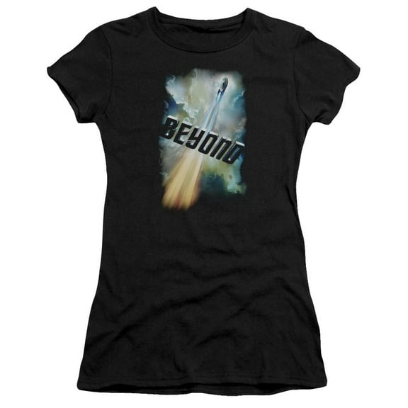 Star Trek Beyond - Beyond Poster - Juniors Teen Girls Cap Sleeve Shirt - Large