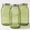 Green, variant on WELLIFE FESTIVE 3-Pack 64 oz Wide Mouth Green Glass Mason Jars, Half Gallon Food Storage Containers with Airtight Lids for Canning, Pickling & Fermenting, Dishwasher Safe