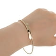 thumbnail image 5 of DESIGNICE 2pcs Bangle Bracelets for Women Adjustable Bangles Metal Cuff Bangles Stylish Bangles Trendy Wrist Jewelry for Girls and Women, 5 of 7