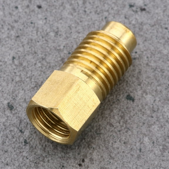 MLINS Car R134A Refrigerant Adapter 1/4 SAE to 1/2 Vacuum Pump Adapter