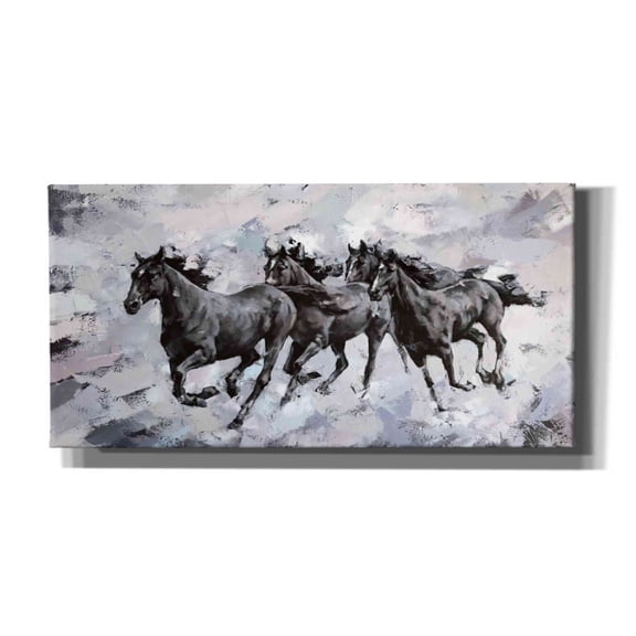 Epic Graffiti 'Gallop' by Alexander Gunin, Canvas Wall Art, 40"x20"