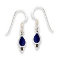 thumbnail image 1 of Traditional Teardrop .925 Sterling Silver Bali Earrings Jewelry Female Unisex, 1 of 3