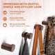 thumbnail image 3 of Ganchos de pared de madera BSdonte, 12 unidades, madera de nogal natural, resistentes, 3 of 6