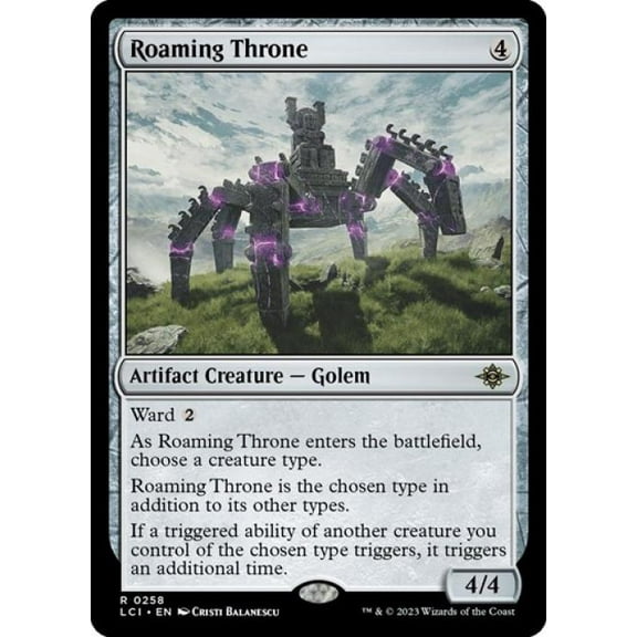 Magic the Gathering - The Lost Caverns of Ixalan - Roaming Throne Near Mint