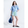 thumbnail image 2 of Free Assembly Women's and Women's Plus Cropped Cotton Eyelet Shirt, Sizes XS-4X, 2 of 5