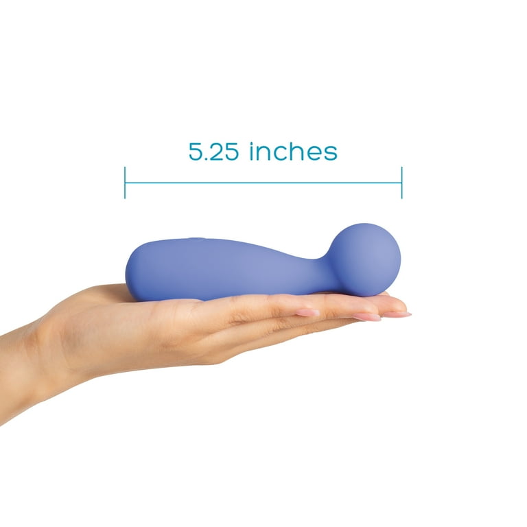 plusOne Vibrating Personal Soft Touch Massager, 10 Vibration Settings,  Waterproof