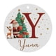 thumbnail image 2 of Adornos navideños, 26 letras, adornos colgantes para árbol de Navidad, adornos navideños personalizados, adornos navideños DIY, decoración navideña, decoración colgante para árbol de Navidad, artículo, 2 of 5
