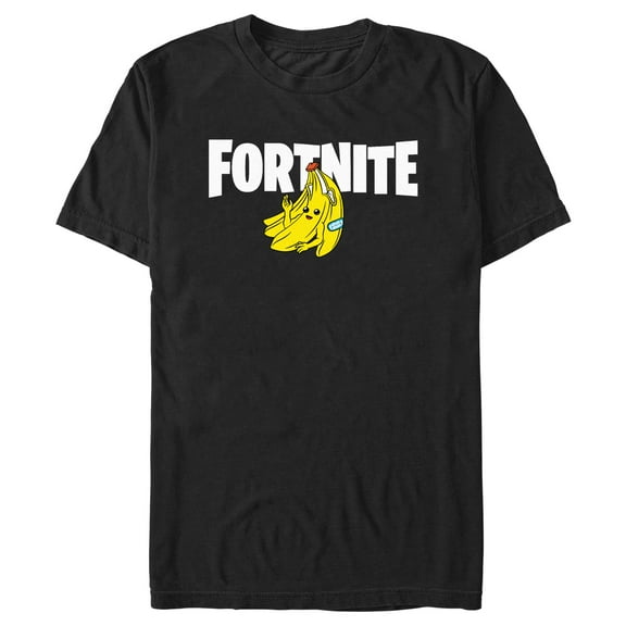 Men's Fortnite Peely Classic Logo Graphic Tee Black 3X Large