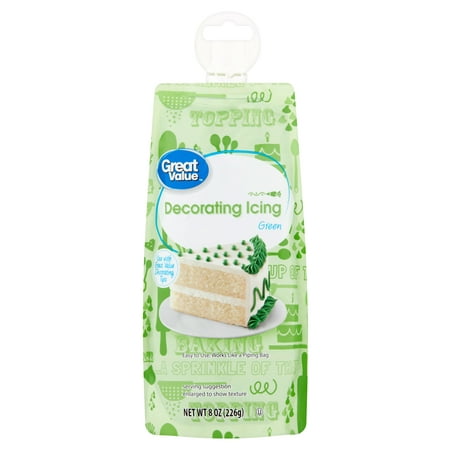 Great Value Green Decorating Icing, 8 oz