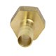 thumbnail image 2 of Conector de tubo de latón de 10 mm con rosca hembra y barbado de manguera de 1/2 BSP, 4 piezas, 2 of 4