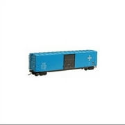 Kadee HO Scale PS-1 50ft. Boxcar/9ft. Door Boston & Maine/BM (Blue/Black) #77002