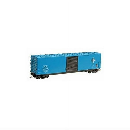 Kadee HO Scale PS-1 50ft. Boxcar/9ft. Door Boston & Maine/BM (Blue/Black) #77002