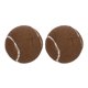 thumbnail image 1 of Uxcell 2 Pcs Pelotas de Tenis Pre-cortadas para Andadores, Accesorios Universales de Pelotas deslizantes para Andadores y Protección del Suelo, Café, 1 of 6