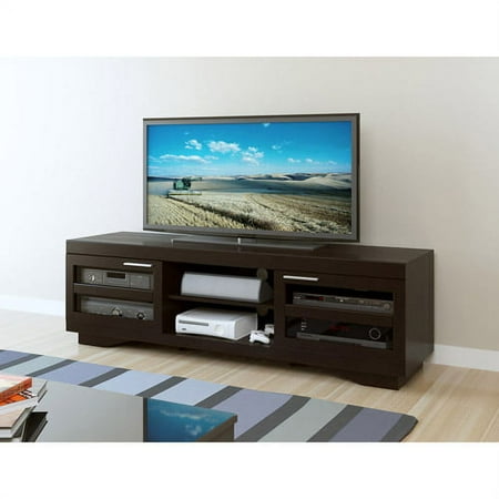 CorLiving - Granville Espresso TV Bench, for TVs up to 85" - Espresso