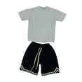 thumbnail image 4 of Conjunto de ropa, pantalones cortos y camiseta para muñeca masculina a escala 1/6, figuras de acción de moda Conjunto de camisa blanca, 4 of 9