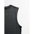 thumbnail image 3 of Gearup Black Men's Tank Top Sleeveless Shirts Casual Personalized T-Shirt Customized w/Photo, 3 of 7