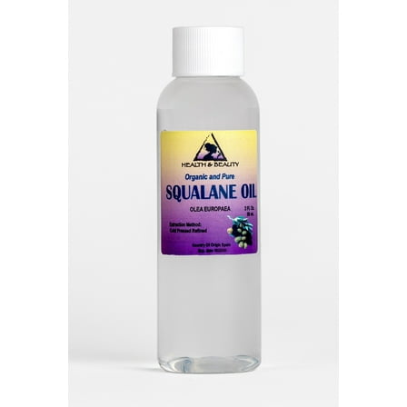 H&B Oils Center Squalane oil organic olive-derived anti-aging moisturizer cold press pure 2 oz