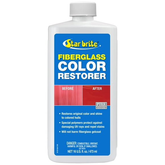 Restaurador de color de fibra de vidrio Star brite, 473 ml, protección UV
