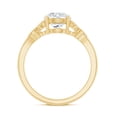 thumbnail image 2 of Rosec Jewels Lab Created Diamond Designer Engagement Ring - EF-VS Quality - Ready To Gift, 18K Yellow Gold, US 7.00, 2 of 8
