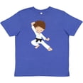thumbnail image 3 of Inktastic Karate Boy, Cute Boy, Black Belt, Brown Hair Youth T-Shirt, 3 of 5