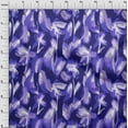 thumbnail image 3 of oneOone Velvet Dark Blue Fabric Florals Sewing Craft Projects Fabric Prints By Yard 58 Inch Wide, 3 of 5
